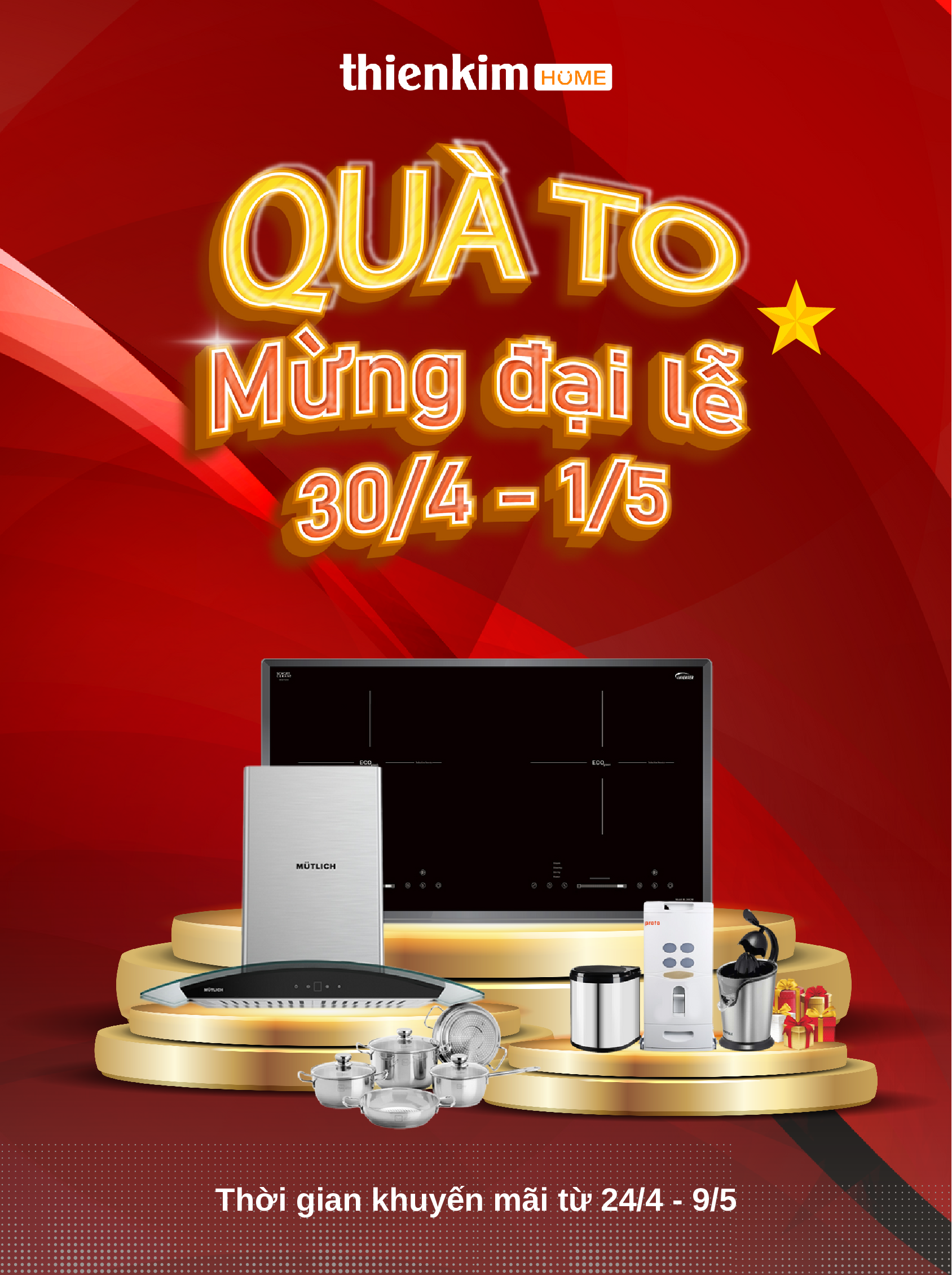 Khuyến mãi Quà To Mừng Lễ Lớn